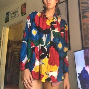Vintage floral button down